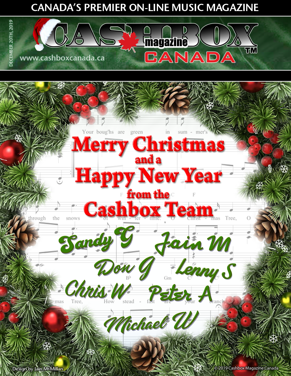 Season’s Greetings and Merry Christmas from Cashbox