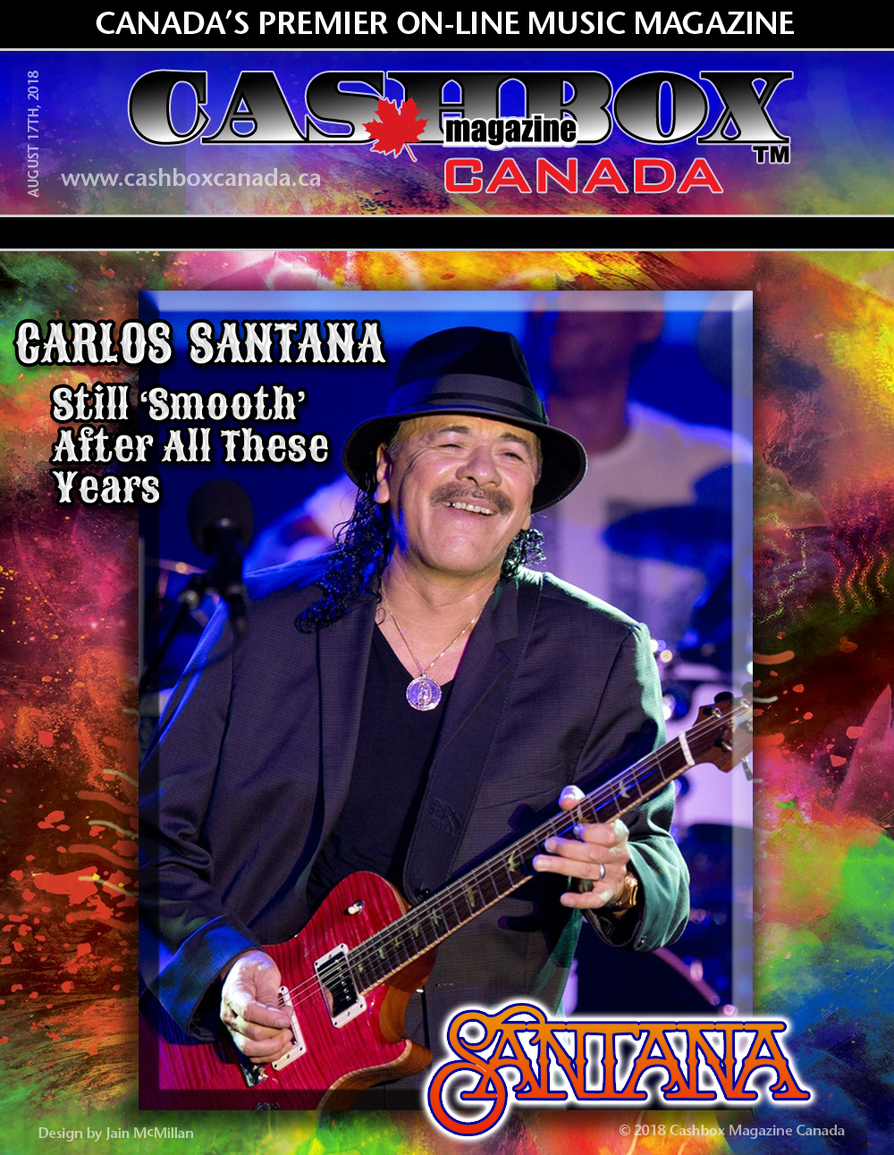 Carlos Santana Up Close and Personal