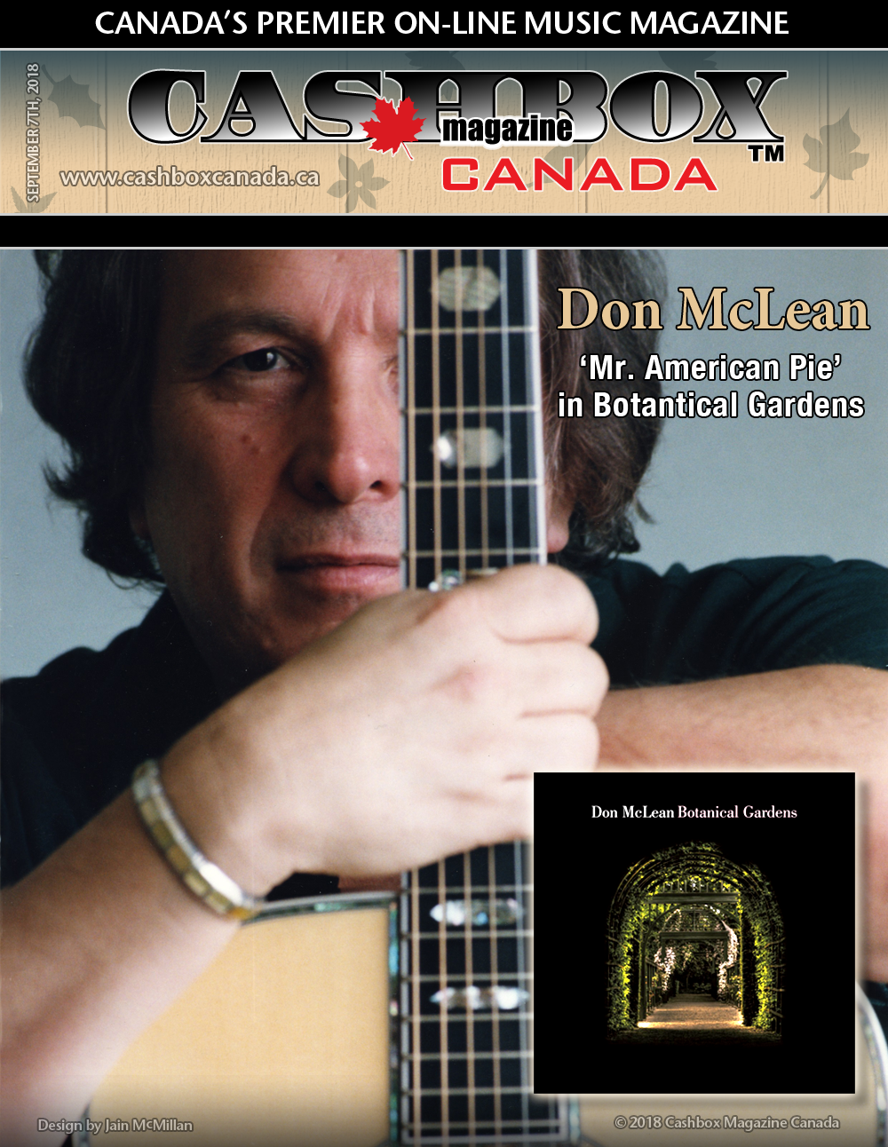 Don McLean ‘Mr American Pie’ in the Botanical Gardens