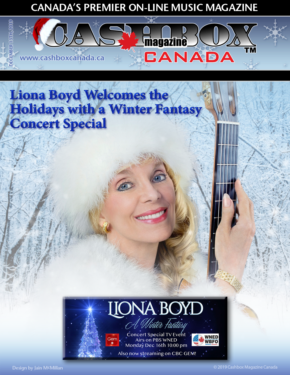 Liona Boyd Welcomes the Holidays with a Winter Fantasy Concert Special