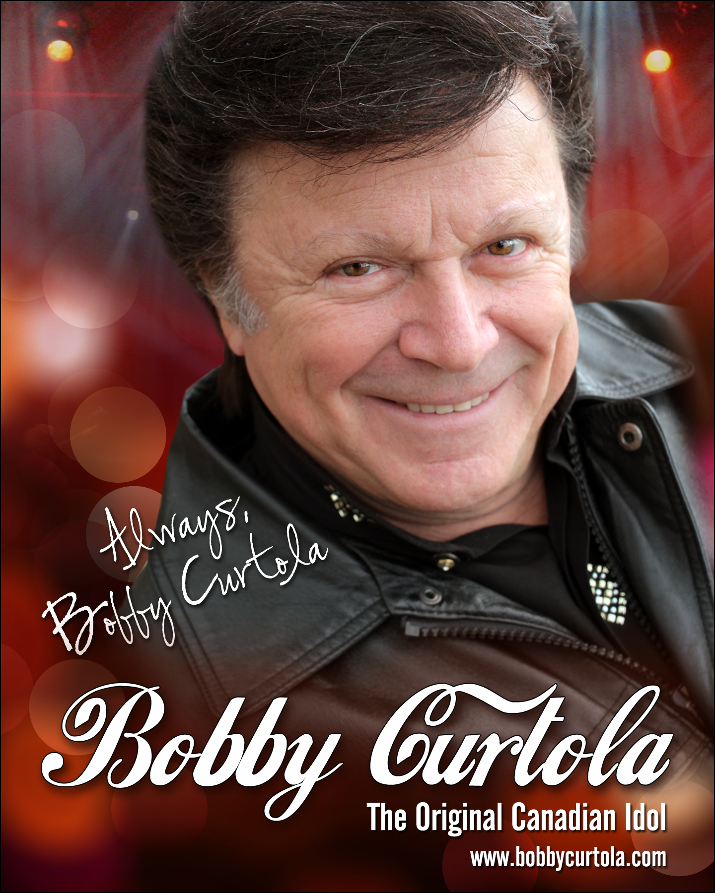 Bobby Curtola Head Shot for Autographs