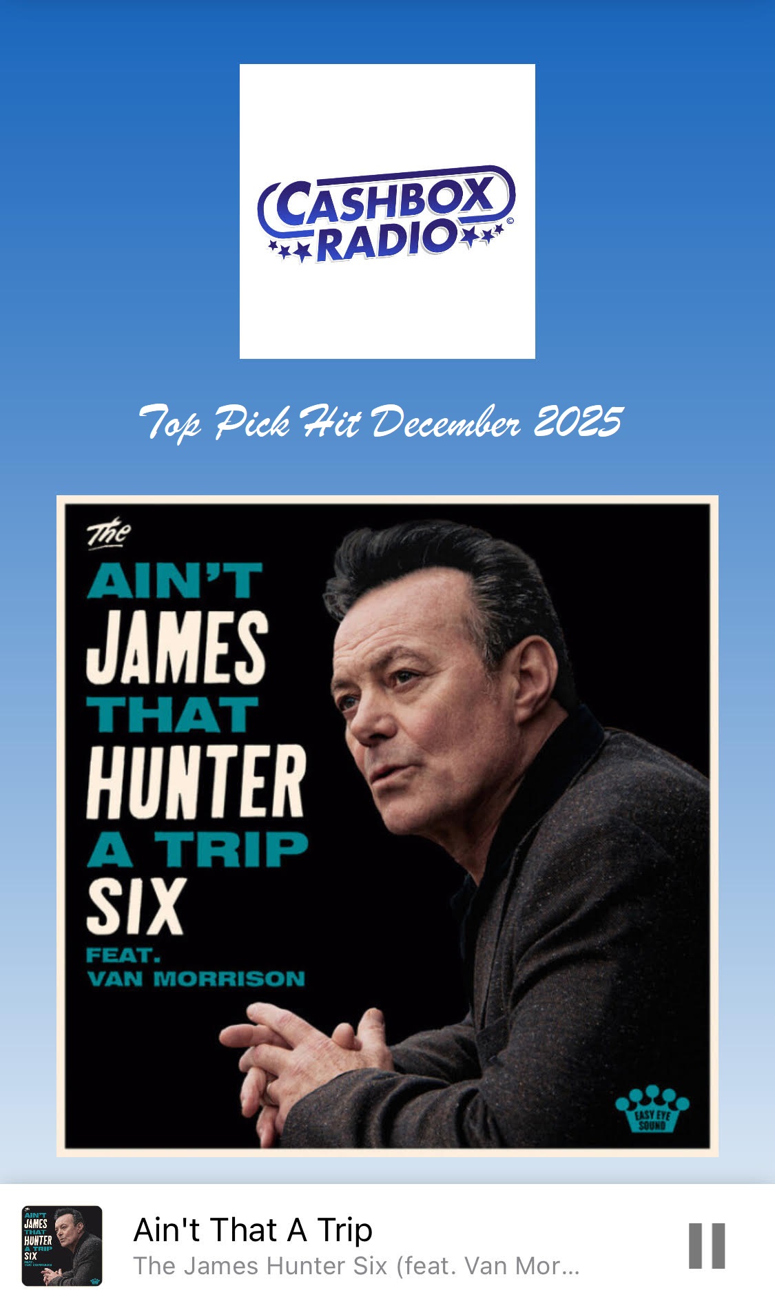 Ain't That a Trip - The James Hunter Six ft Van Morrison