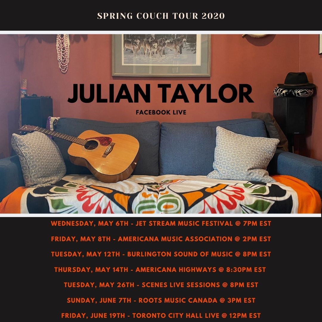 Julian Taylor Online Tour Poster