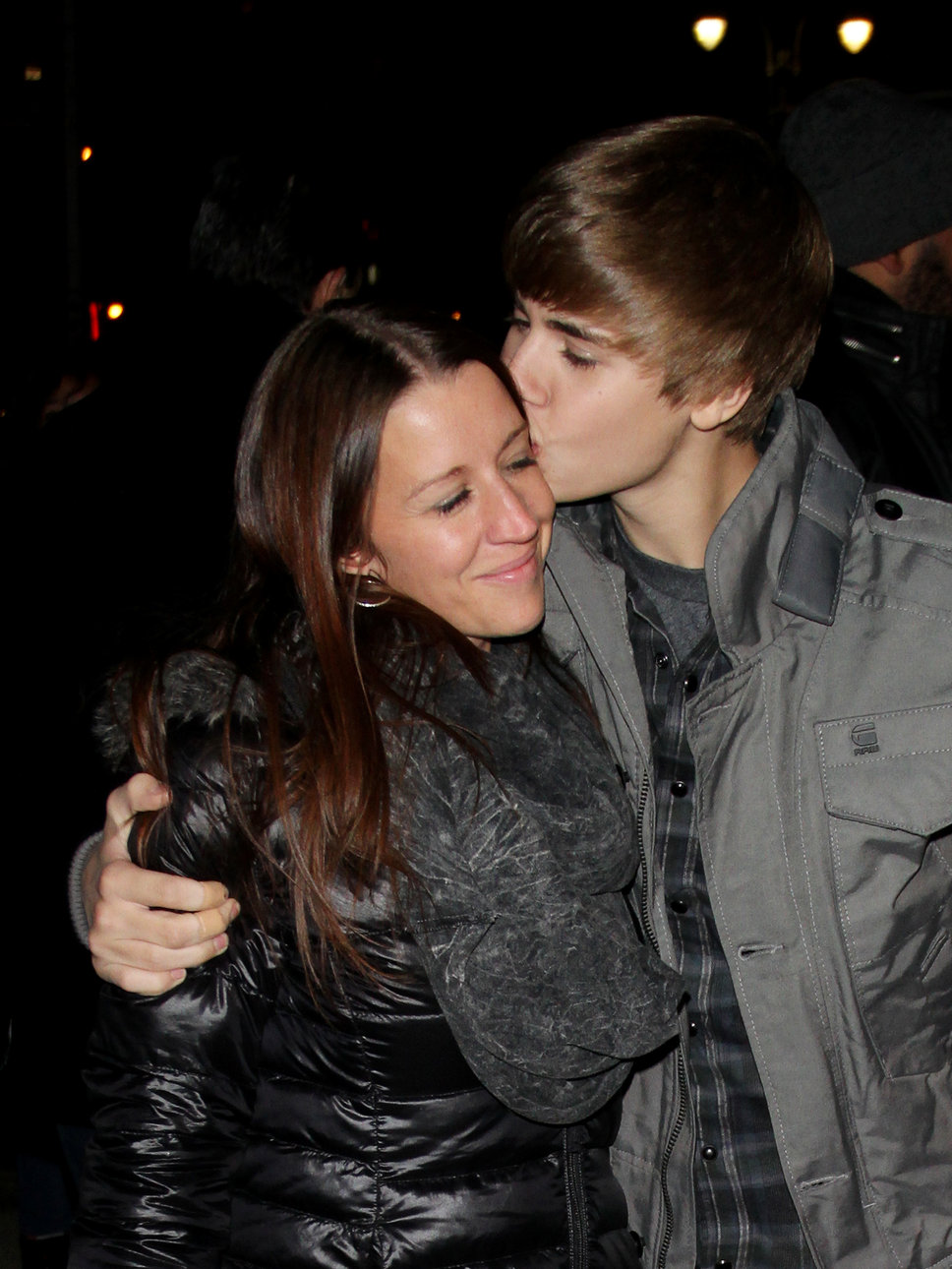 Justin Bieber and Mom