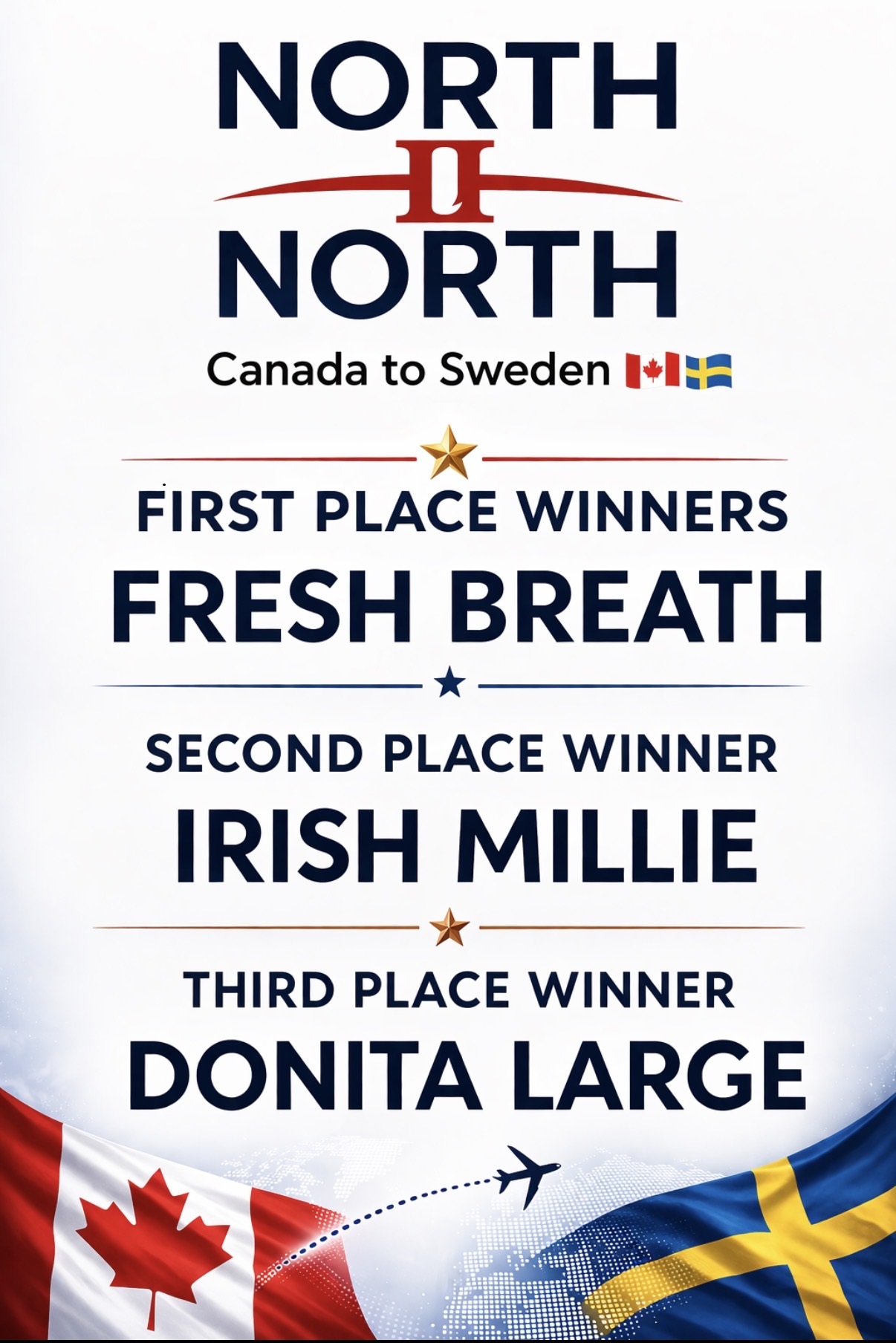 North2North all winners graphics