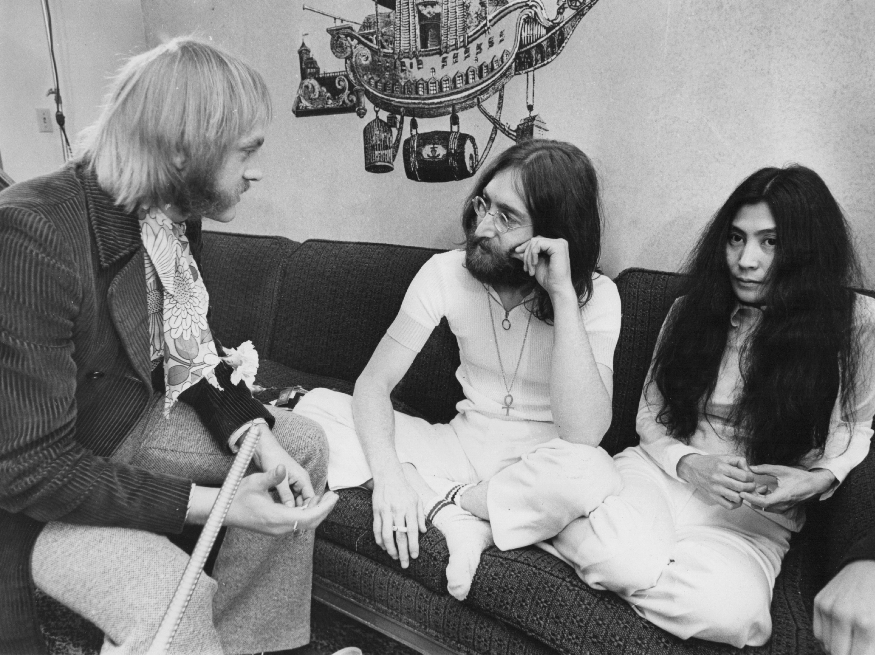 Ritchie Yorke John Lennon and Yoko Ono