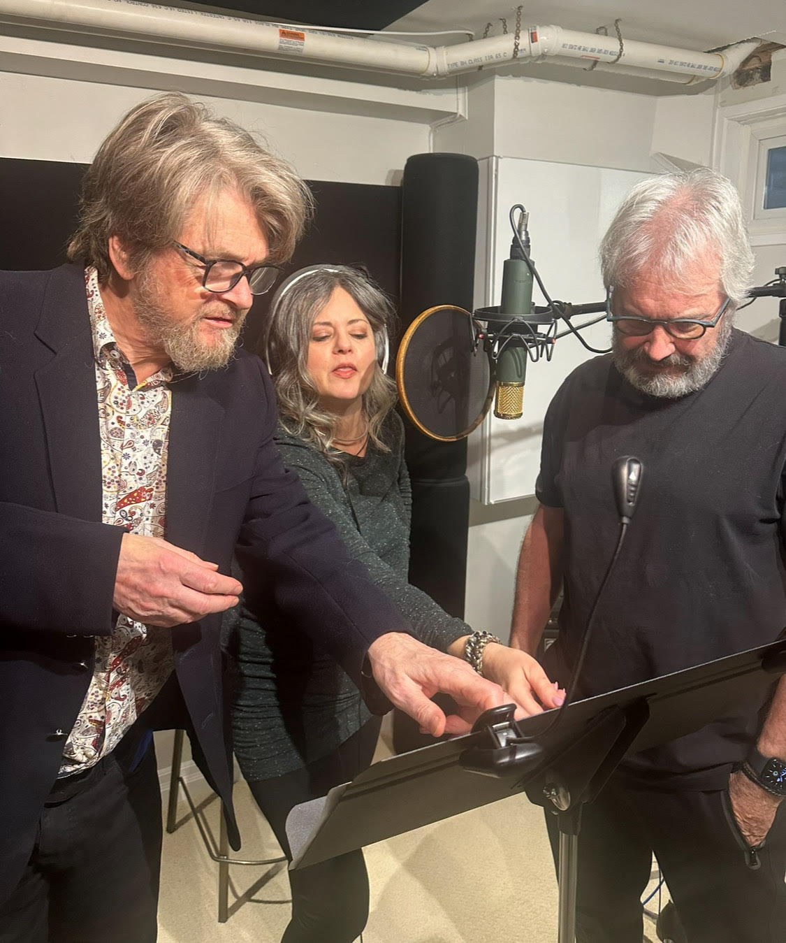 Robert Priest Recording Birdsong produced Simple Human Kindness with Greg Kavanagh