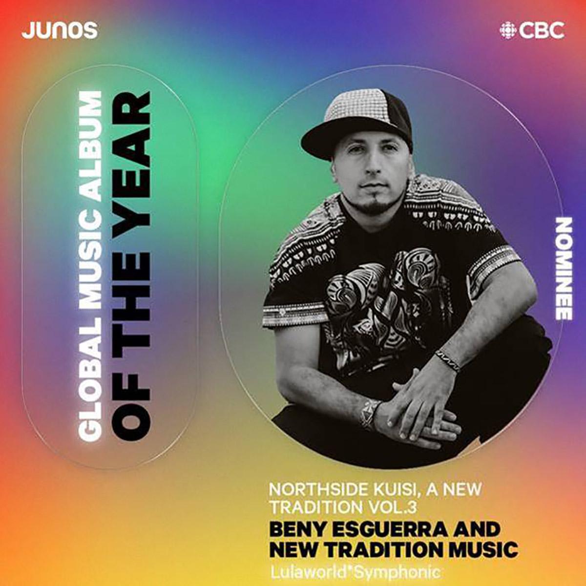 Beny Esguerra and New Tradition Music Nominated For 2022 Juno