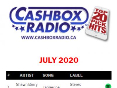 The Cashbox Radio Top 20 Pick Hits for July 2020