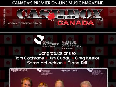 Tom Cochrane, Jim Cuddy and Greg Keelor (Blue Rodeo), Sarah McLachlan and Diane Tell Inducted into the Canadian Songwriters Hall of Fame 